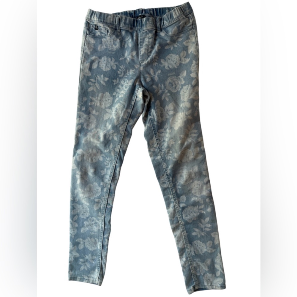 Jordache Light Blue Floral Skinny Jeans